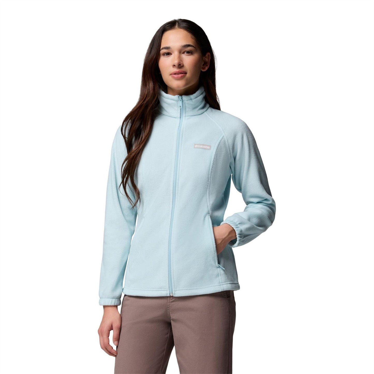 Light Marine - Front - Columbia Womens-Ladies Springs Full Zip Fleece Jacket