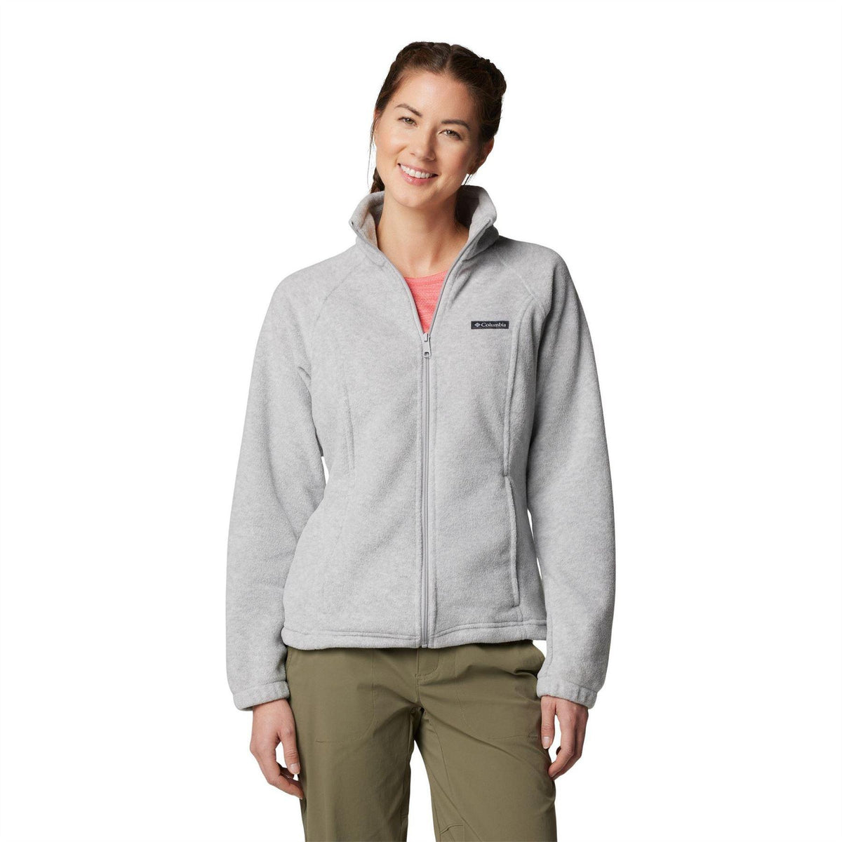 Cirrus Blue - Front - Columbia Womens-Ladies Springs Full Zip Fleece Jacket