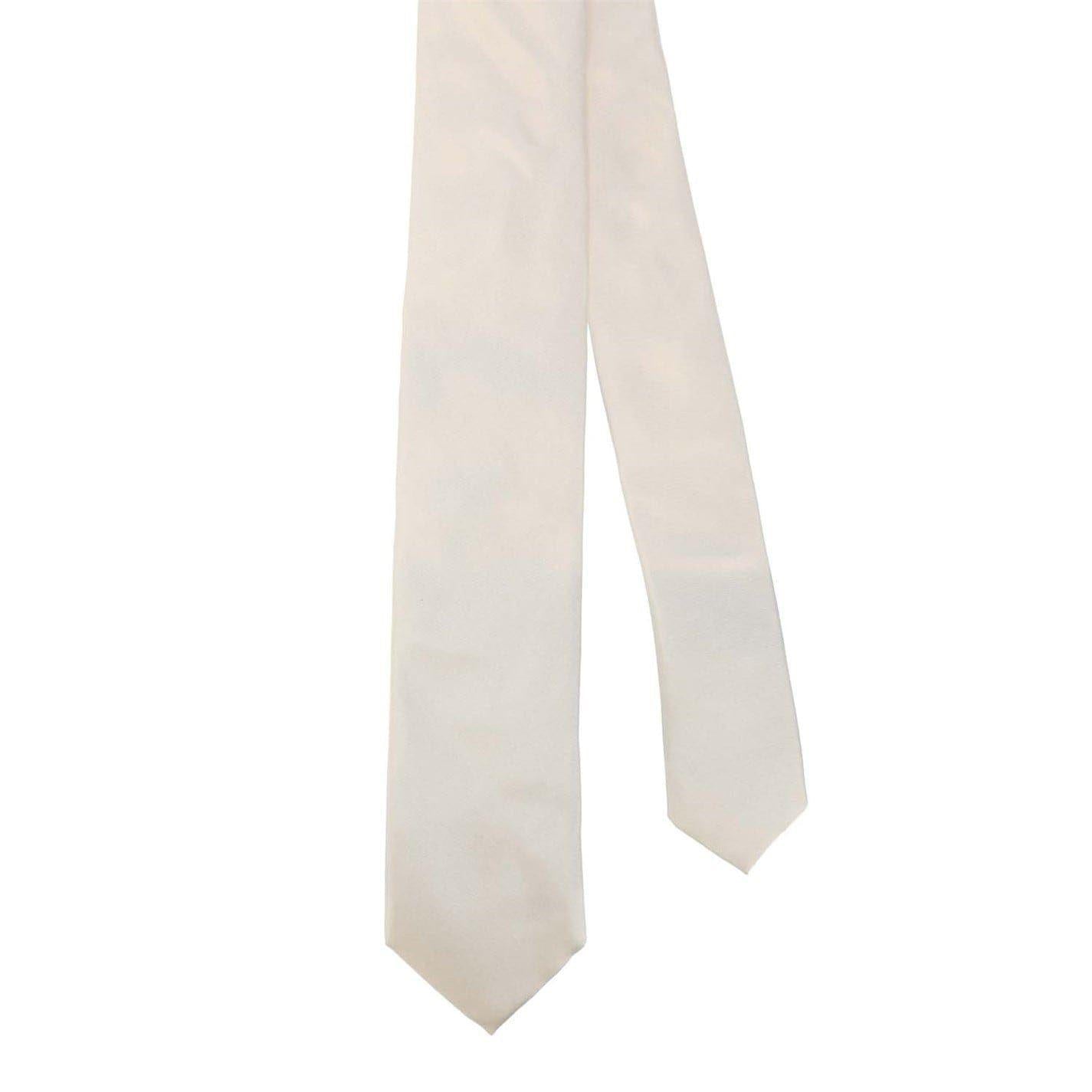 Natural - Back - Boss Plain Skinny Tie
