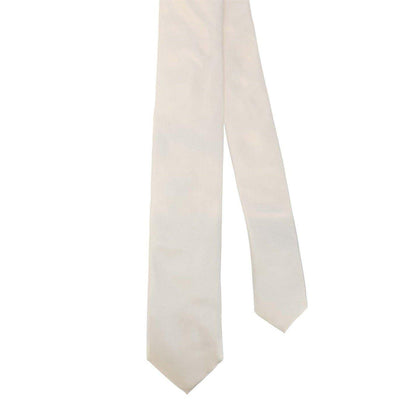 Natural - Back - Boss Plain Skinny Tie
