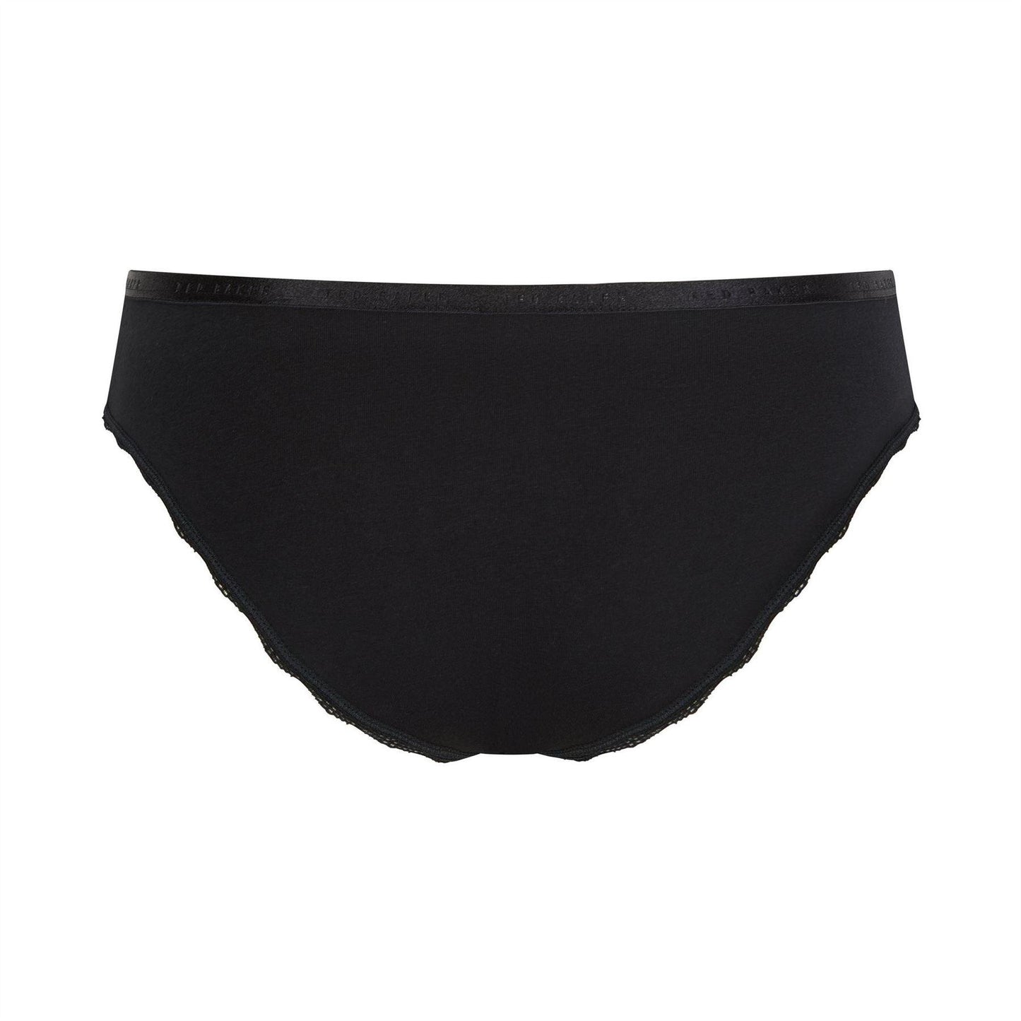 Jet Black - Back - Ted Baker Womens-Ladies Harriot Seamless Fitted Thong