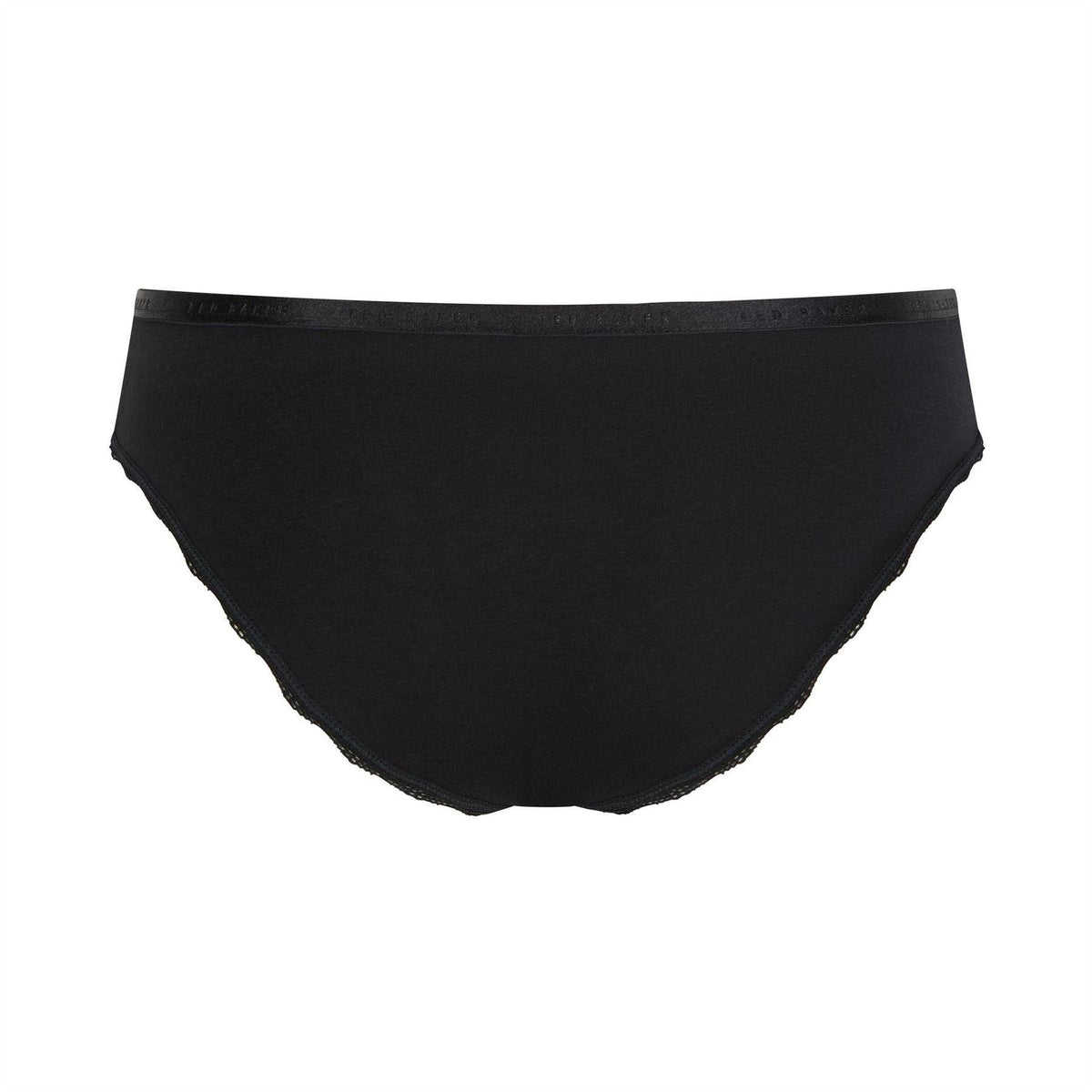 Jet Black - Back - Ted Baker Womens-Ladies Harriot Seamless Fitted Thong