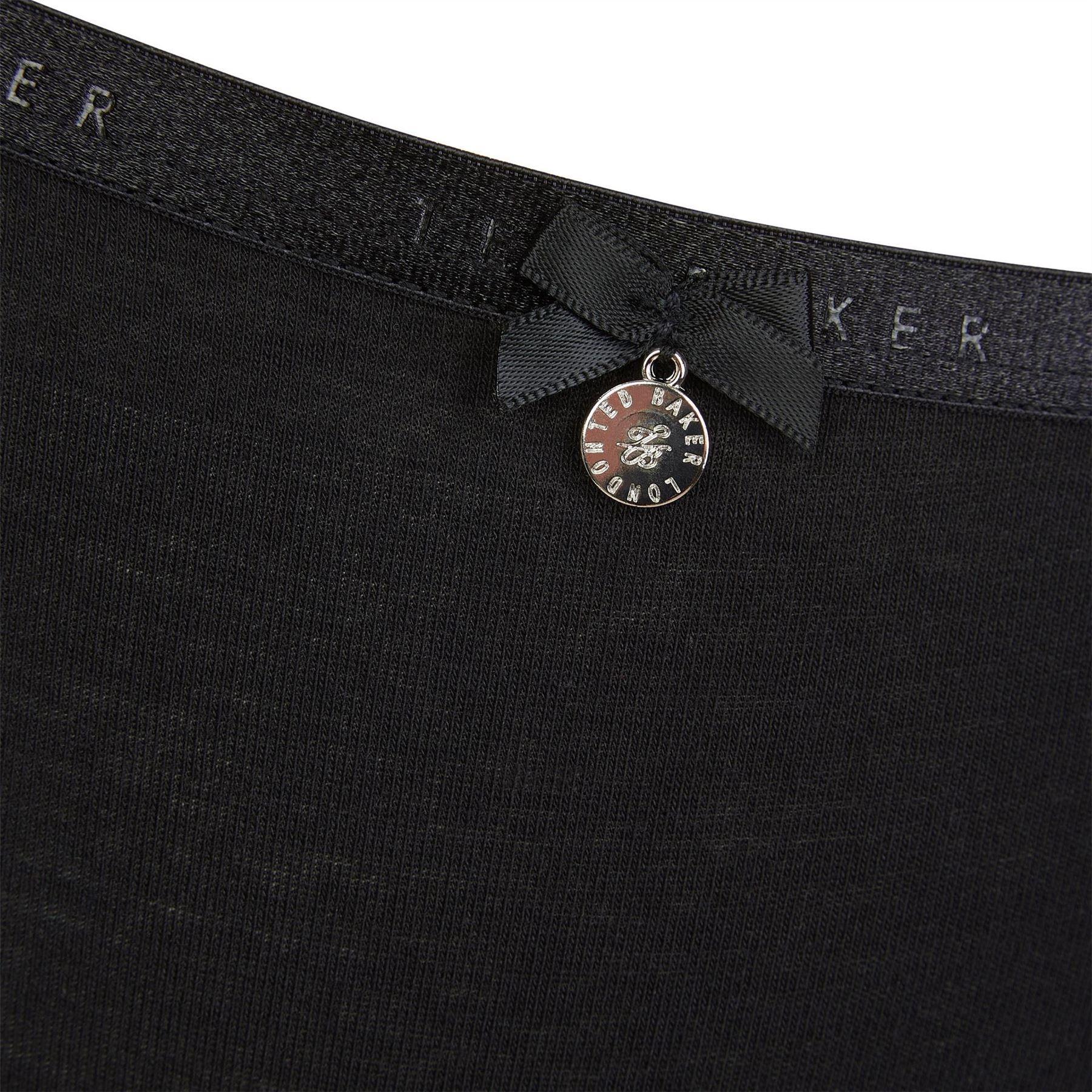 Jet Black - Lifestyle - Ted Baker Womens-Ladies Harriot Seamless Fitted Thong