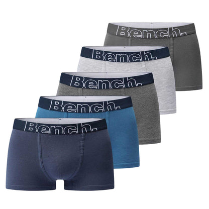 Multicoloured - Front - Bench Boys Koston Boxer Shorts (Pack of 5)