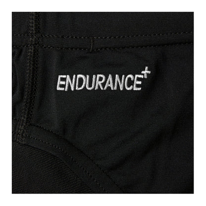 Black - Side - Speedo Mens Logo Swim Briefs