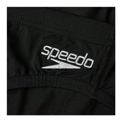 Black - Lifestyle - Speedo Mens Logo Swim Briefs