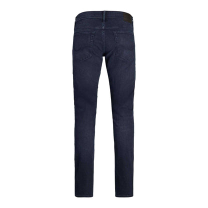 Blue Denim - Back - Jack And Jones Mens Glenn Original Mid Rise Slim Jeans