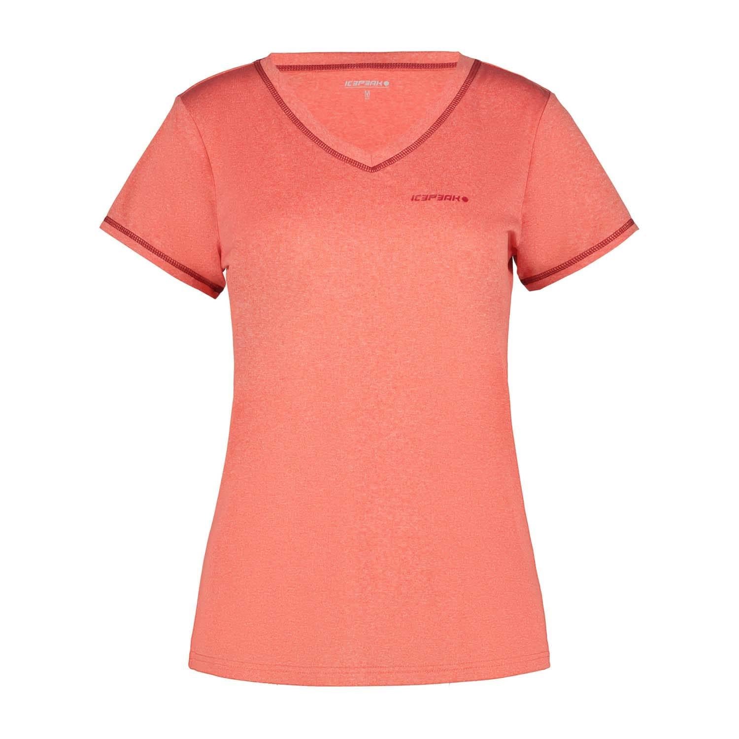 Orange - Front - Icepeak Womens-Ladies Beasley Performance T-Shirt