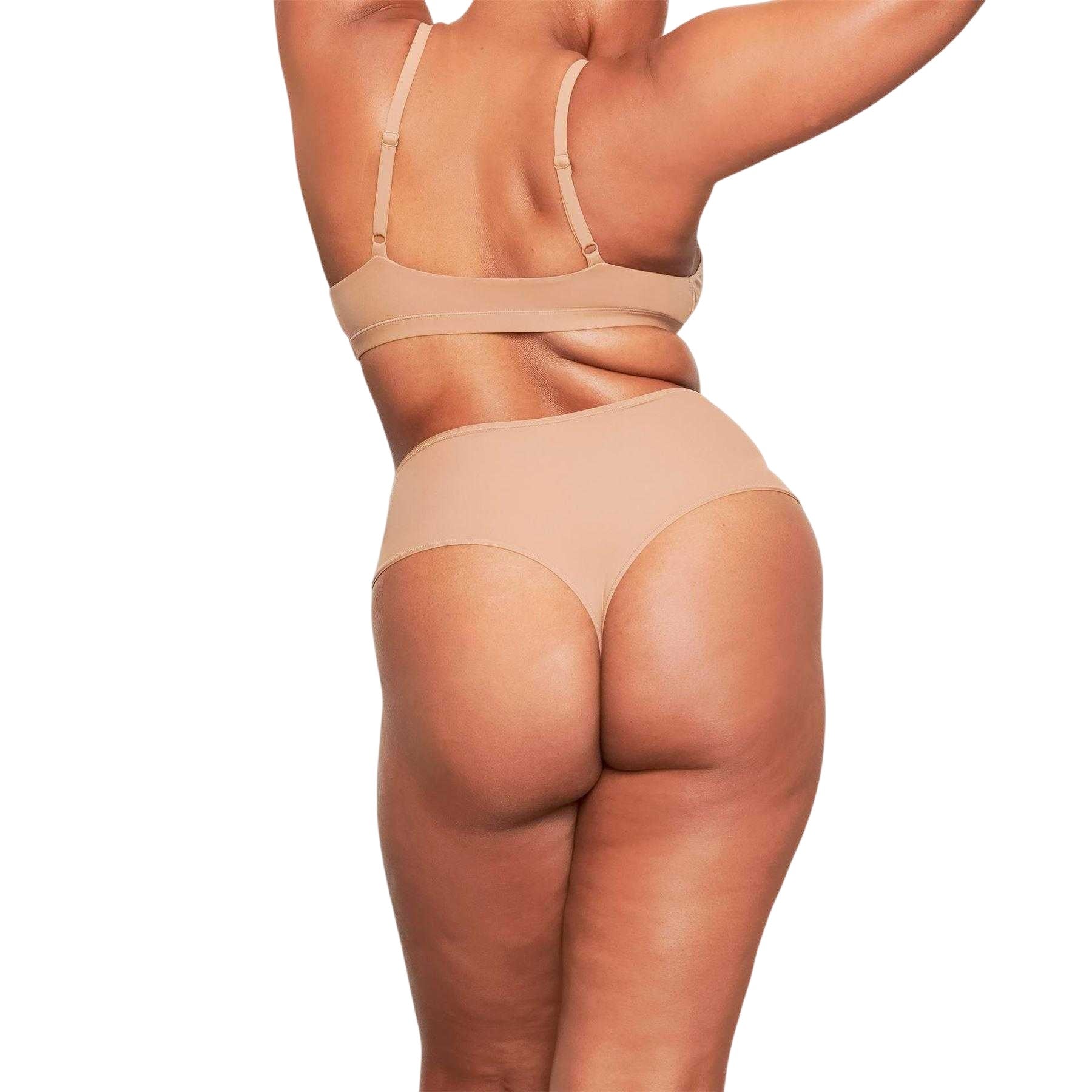 Sienna - Back - Skims Womens-Ladies Plain High Waist Thong