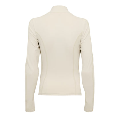 Bone - Back - Couture Club Womens-Ladies Tonal Logo Sculpting Fitted Jacket