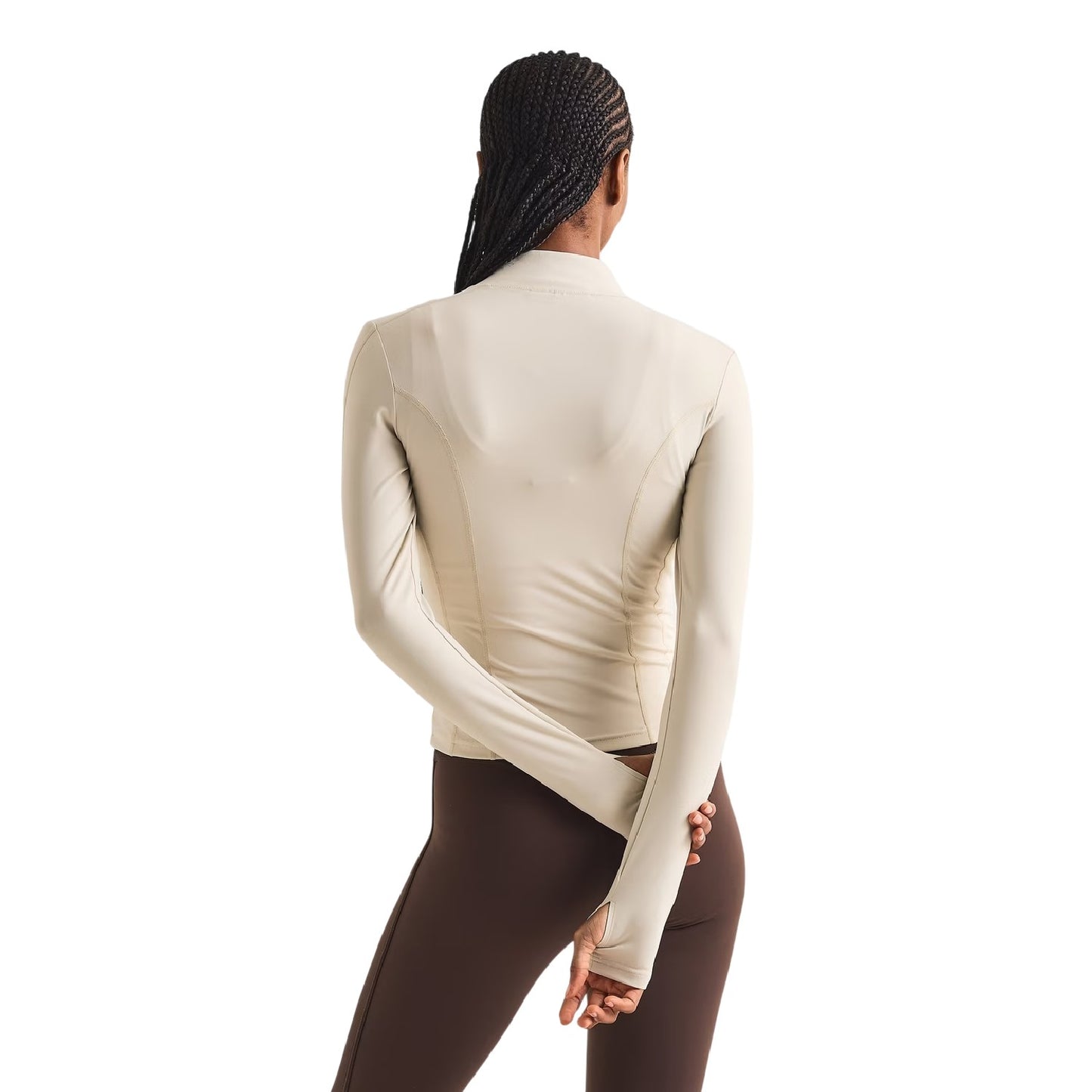 Bone - Lifestyle - Couture Club Womens-Ladies Tonal Logo Sculpting Fitted Jacket