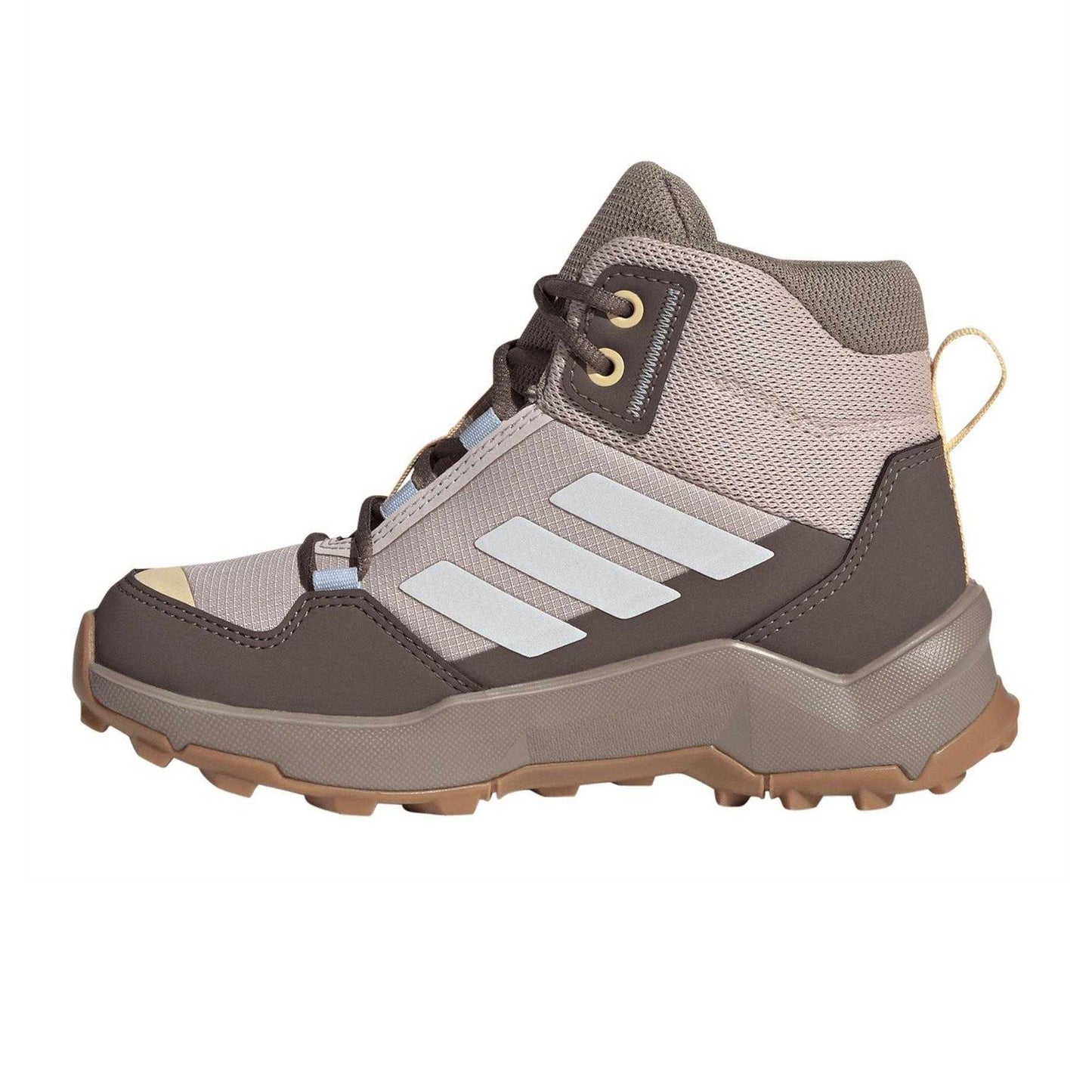 Pink - Side - Adidas Childrens-Kids Terrex AX4R Hiking Boots