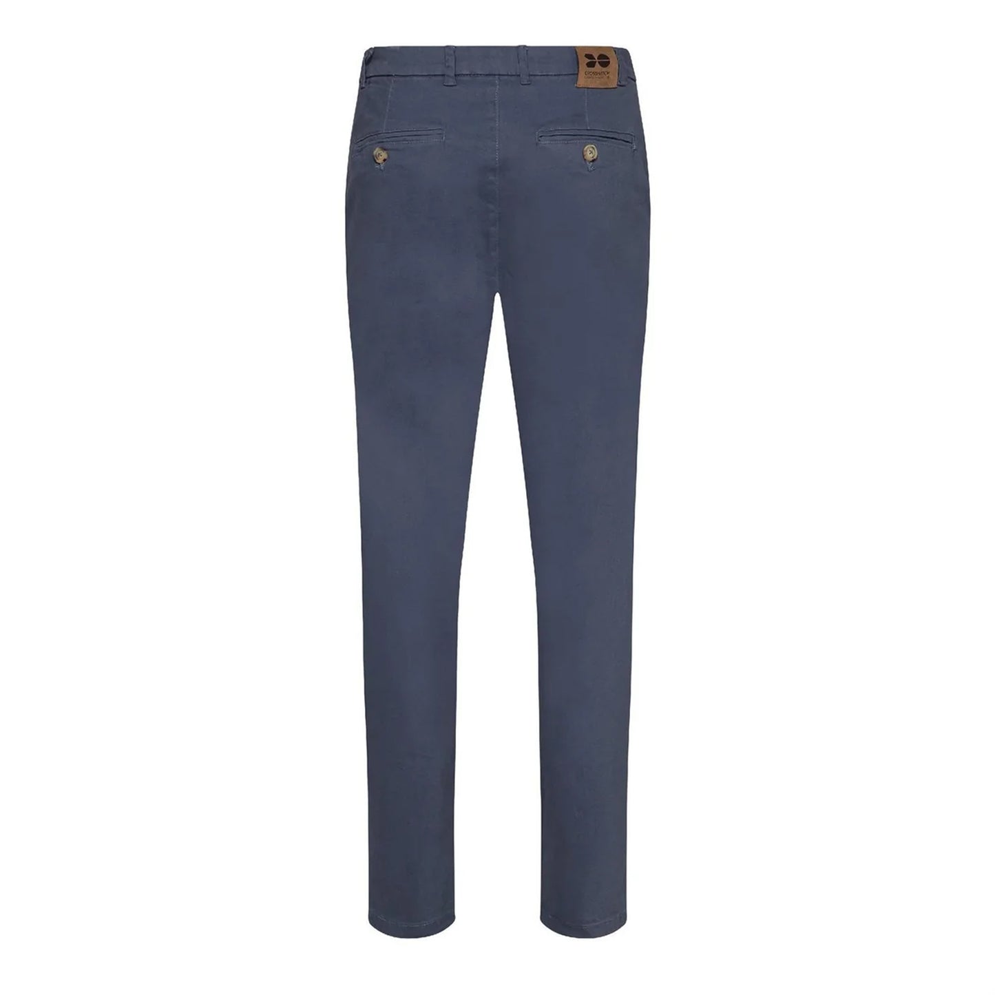 Blue - Back - Crosshatch Mens Roysden Trousers