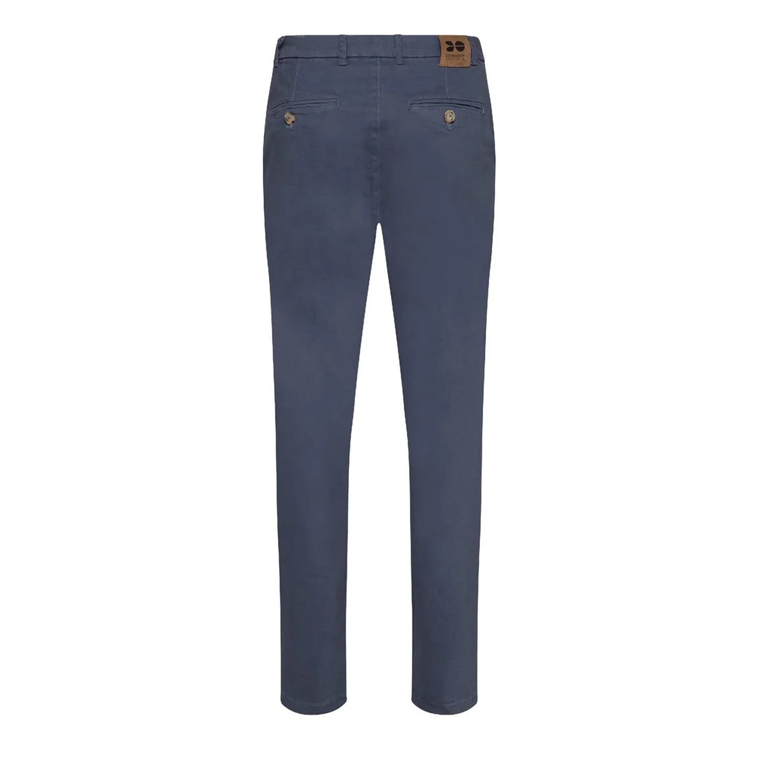 Blue - Back - Crosshatch Mens Roysden Trousers