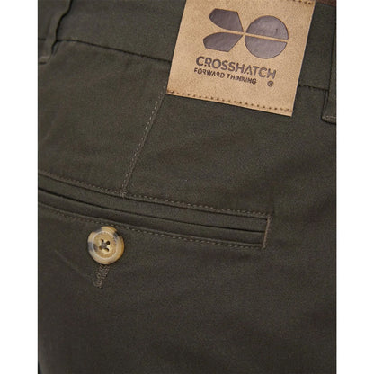 Green - Side - Crosshatch Mens Roysden Trousers