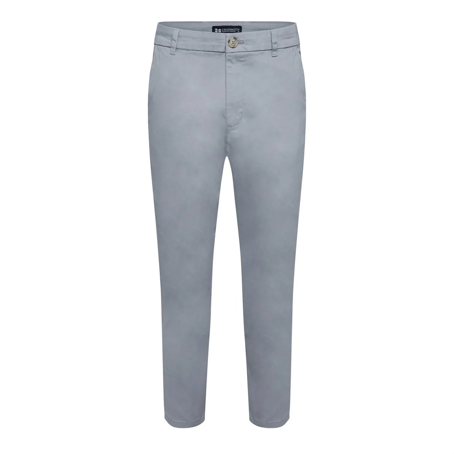 Grey - Front - Crosshatch Mens Roysden Trousers