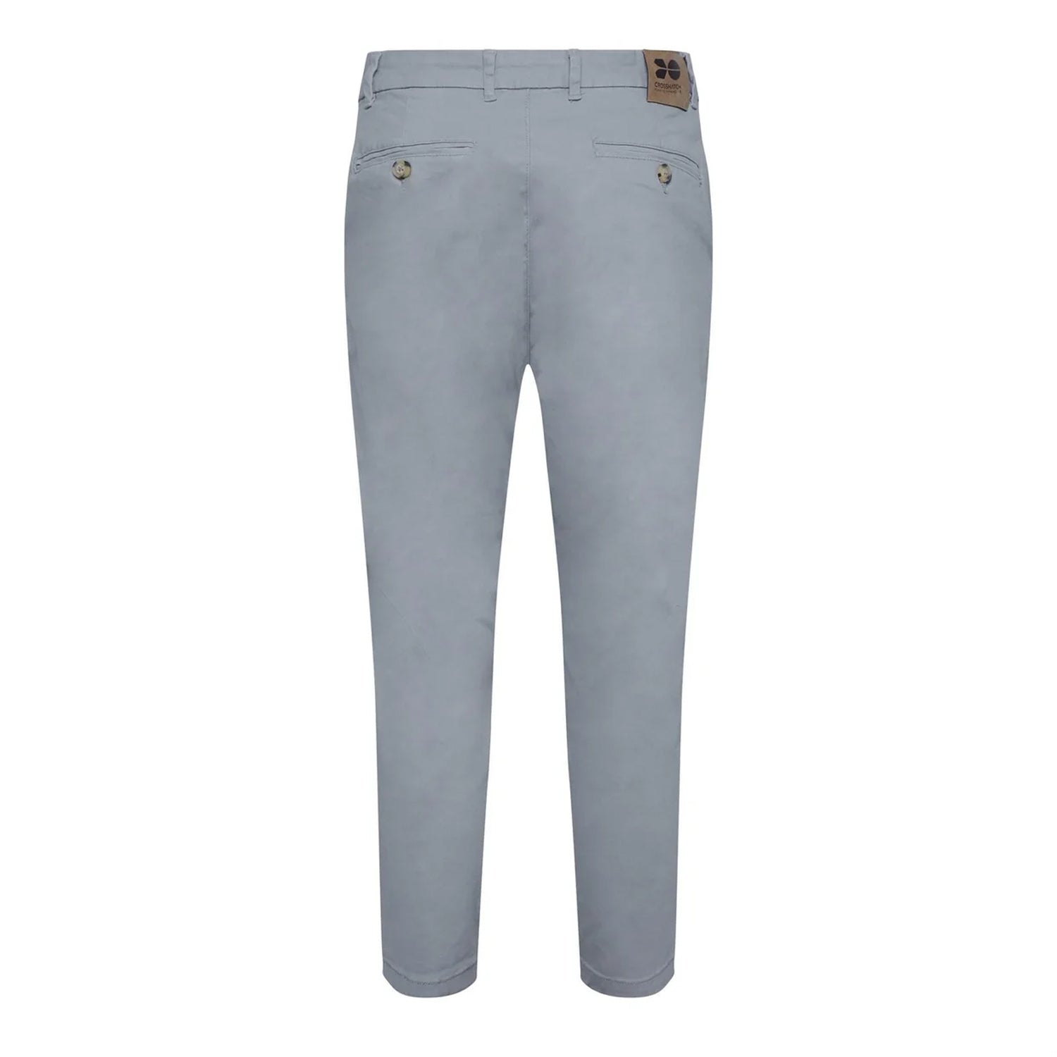 Grey - Back - Crosshatch Mens Roysden Trousers