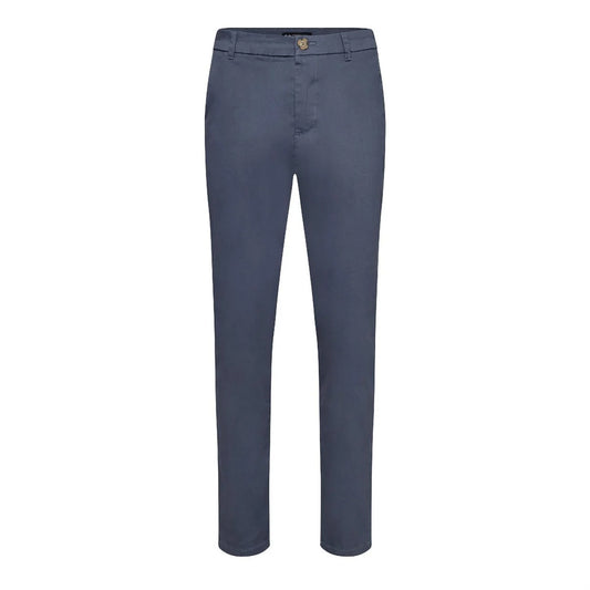 Blue - Front - Crosshatch Mens Roysden Trousers