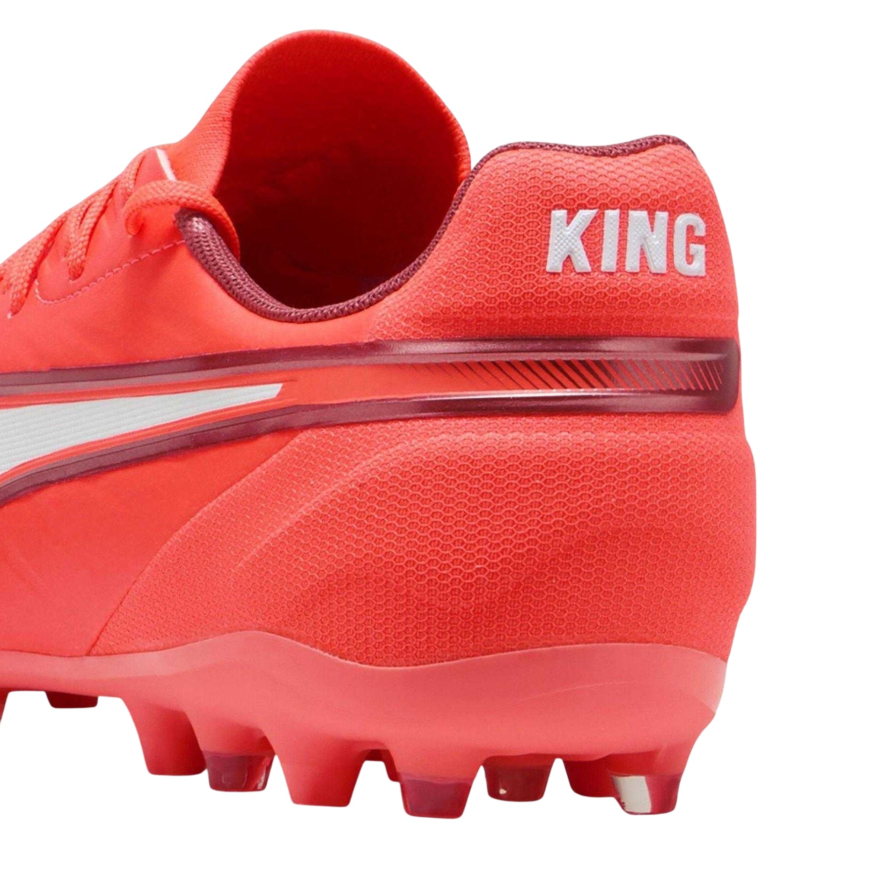 Glowing Red - Back - Puma Mens King Match MG Firm Ground Football Boots