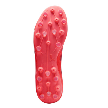 Glowing Red - Pack Shot - Puma Mens King Match MG Firm Ground Football Boots