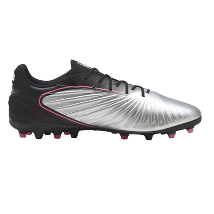 Silver - Front - Puma Mens King Match MG Firm Ground Football Boots