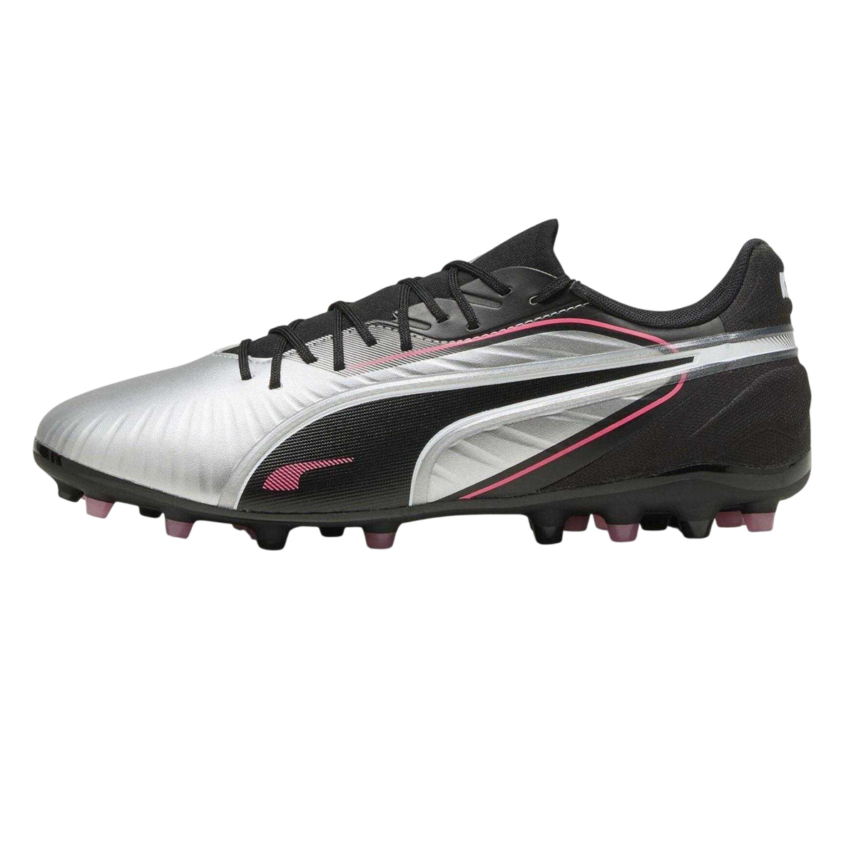 Silver - Side - Puma Mens King Match MG Firm Ground Football Boots