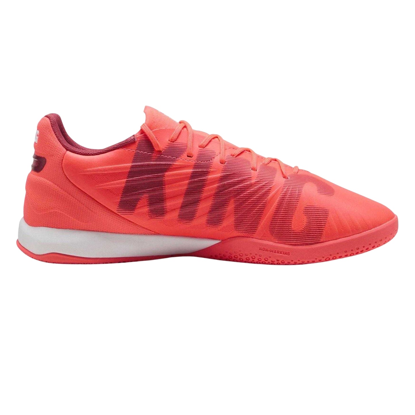 Glowing Red - Front - Puma Mens King Match It Indoor Football Trainers
