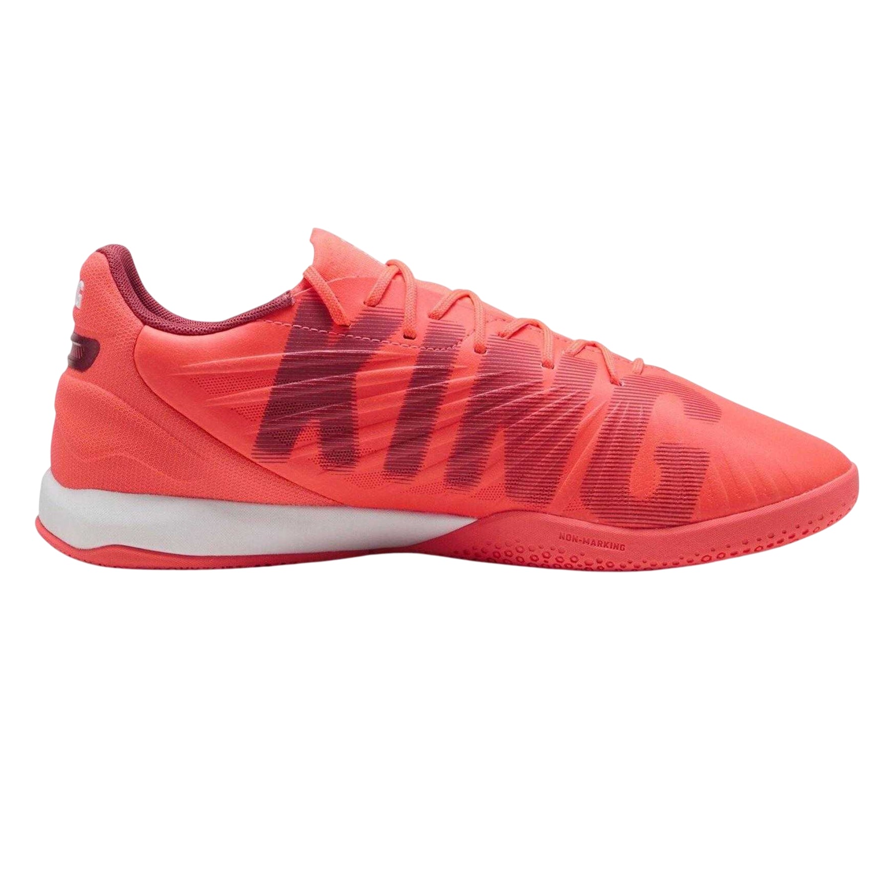Glowing Red - Front - Puma Mens King Match It Indoor Football Trainers