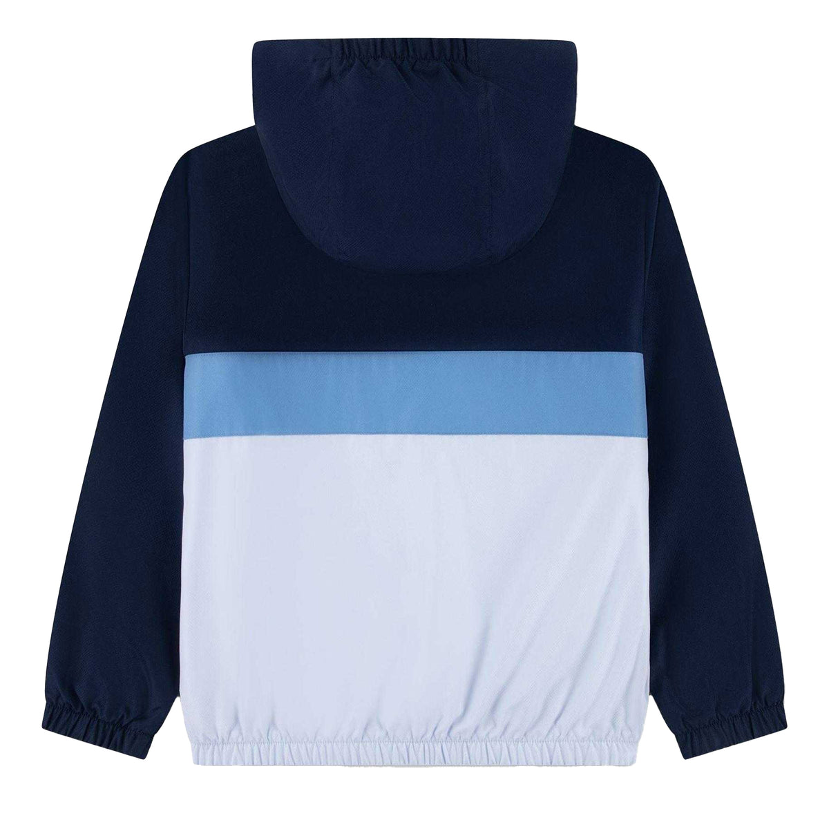 Marine Blue - Back - Lacoste Childrens-Kids Colour Block Windbreaker