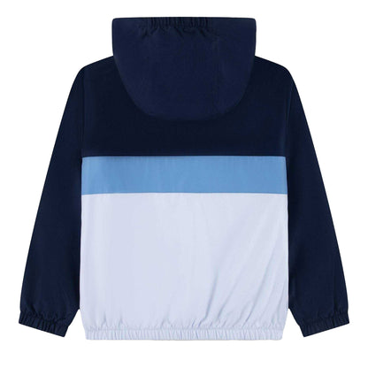 Marine Blue - Back - Lacoste Childrens-Kids Colour Block Windbreaker