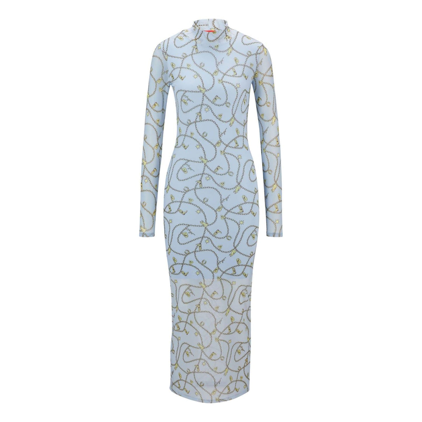 Blue - Front - Hugo Womens-Ladies Nasuse_2 Midi Dress