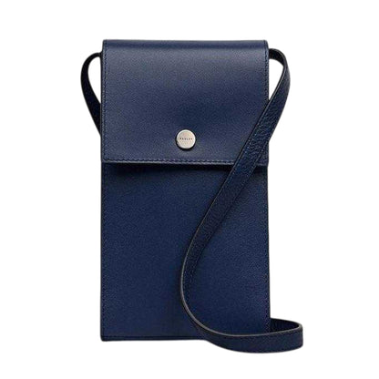 Navy - Front - Radley Picton Place Leather Cross Body Phone Carry Case