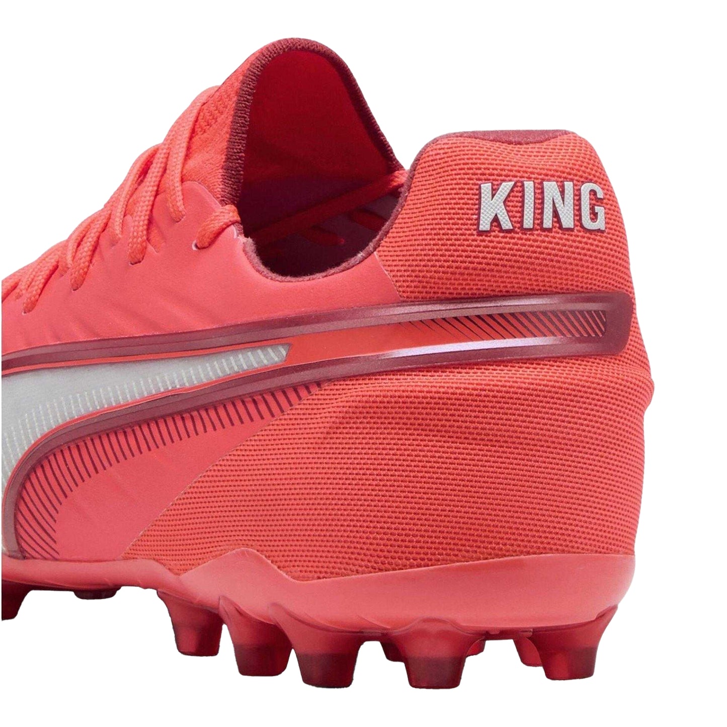 Glowing Red - Back - Puma Mens King Ultimate Firm Ground Football Boots
