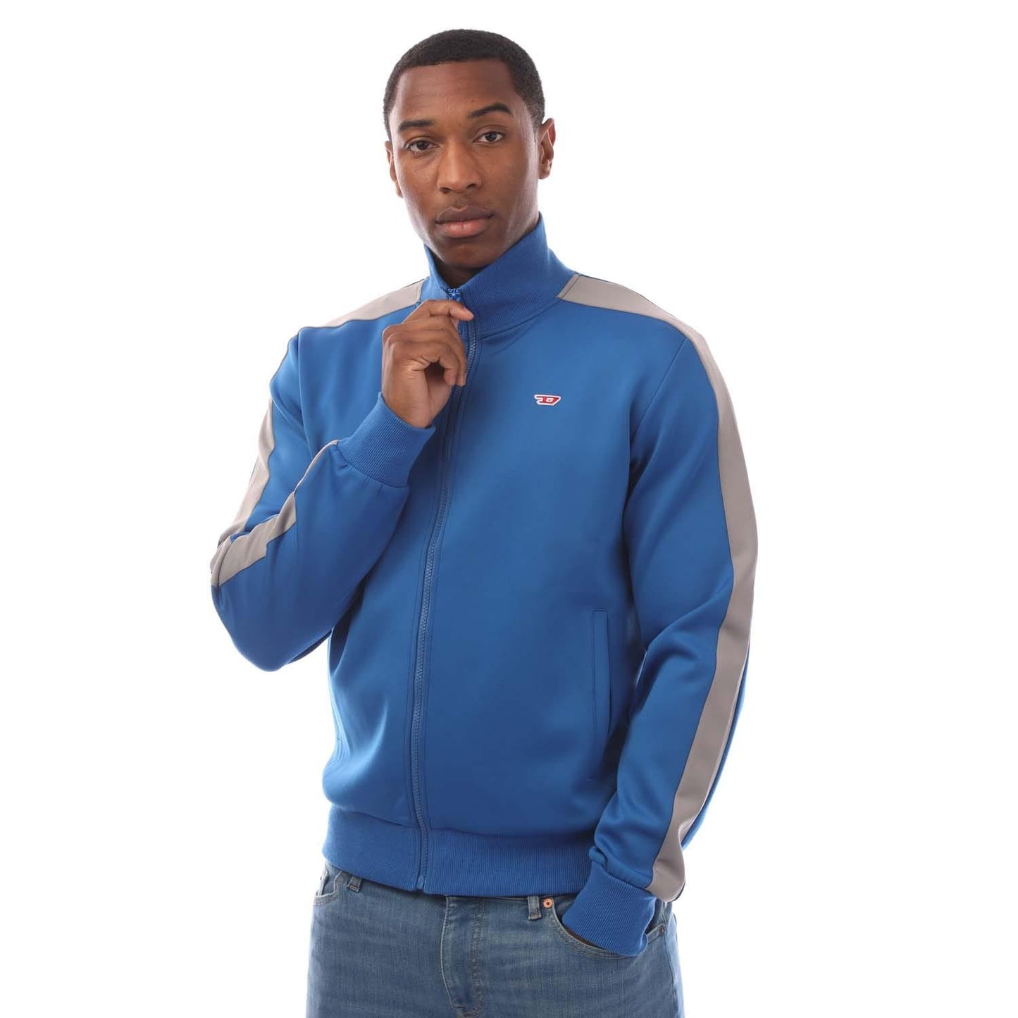 Blue - Front - Diesel Mens S-Locker-N1 Jacket