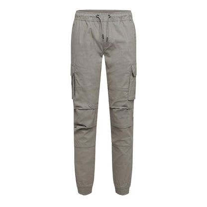 Stone - Front - Crosshatch Mens Pendles Cotton Blend Cargo Trousers