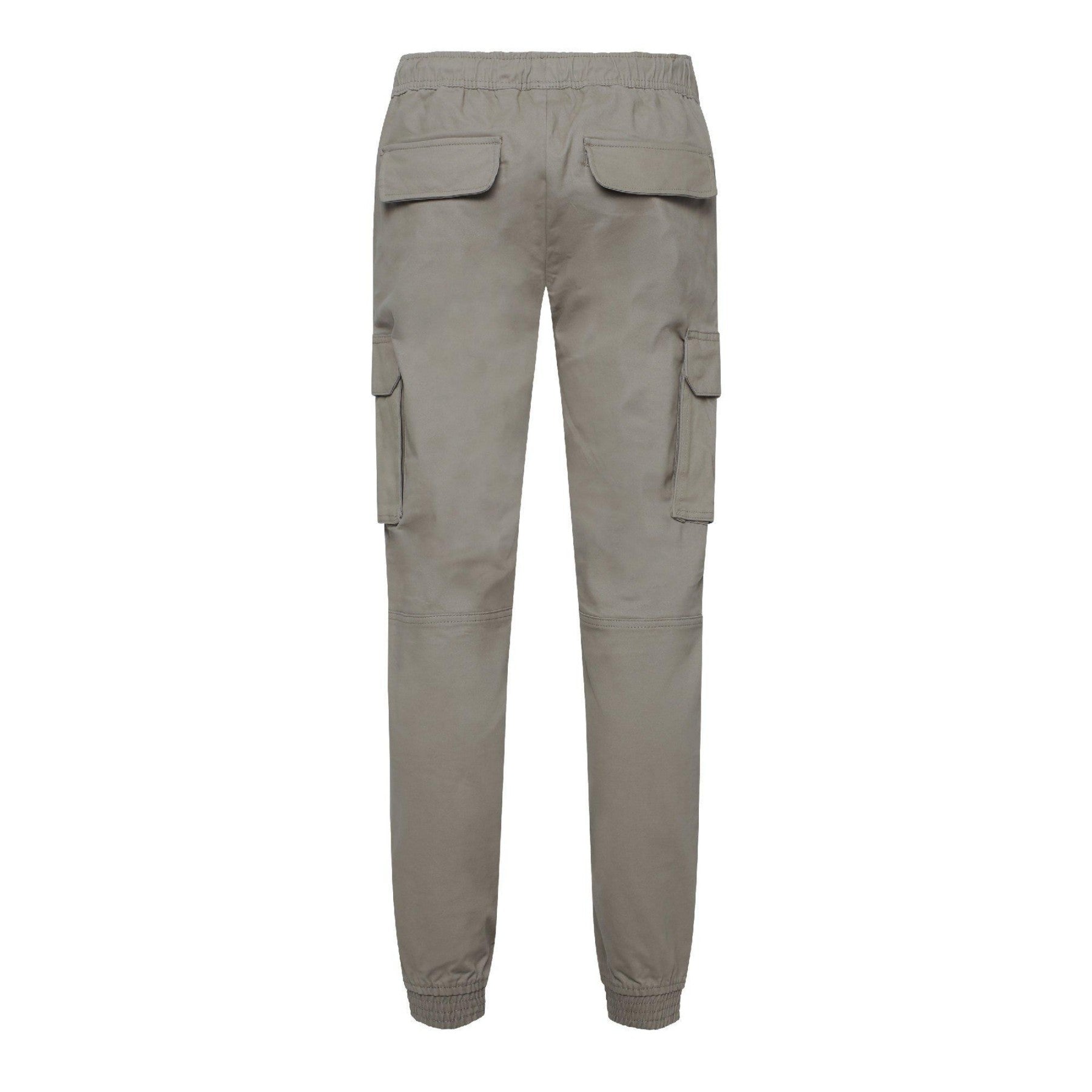 Stone - Back - Crosshatch Mens Pendles Cotton Blend Cargo Trousers