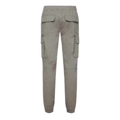 Stone - Back - Crosshatch Mens Pendles Cotton Blend Cargo Trousers