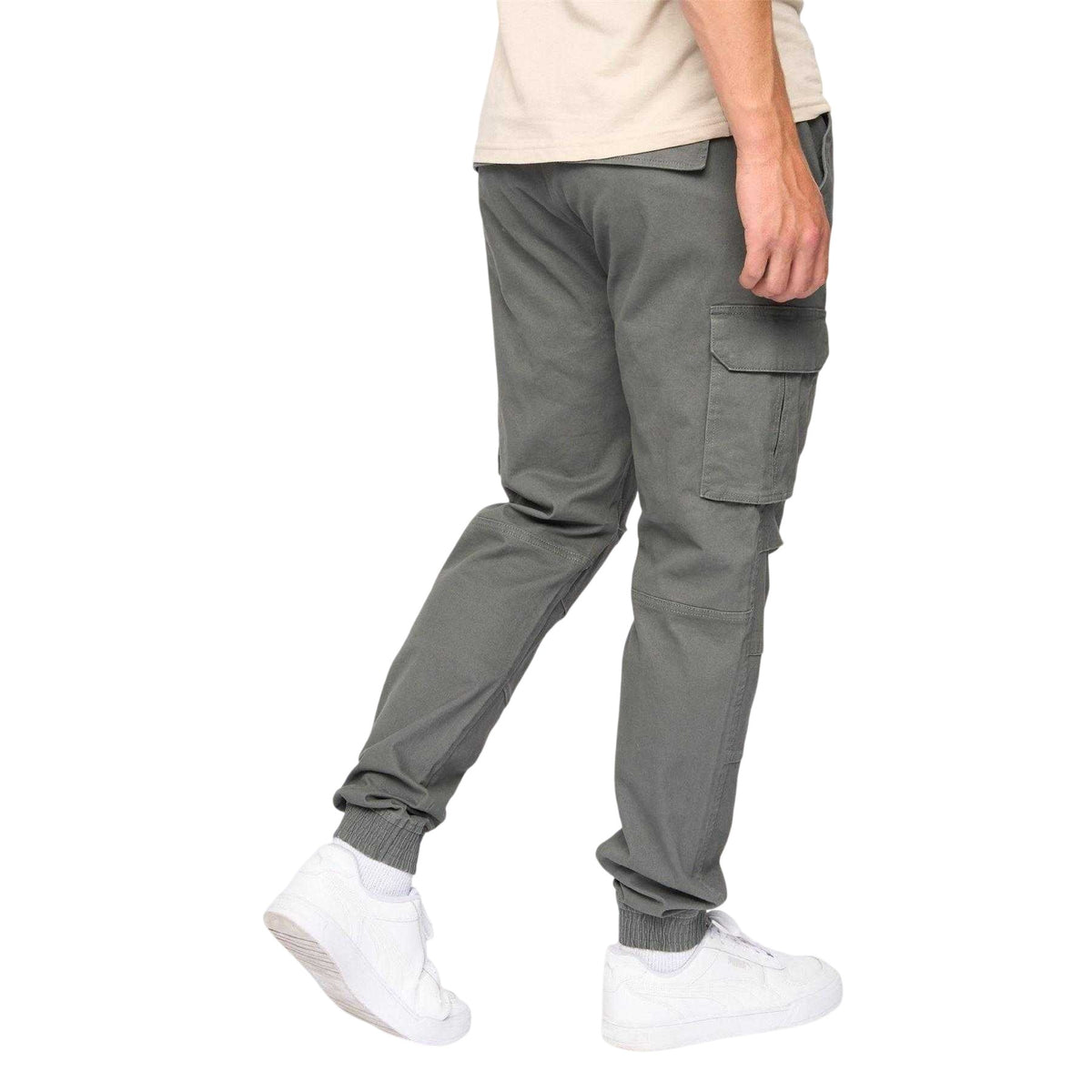 Deep Forest - Lifestyle - Crosshatch Mens Pendles Cotton Blend Cargo Trousers