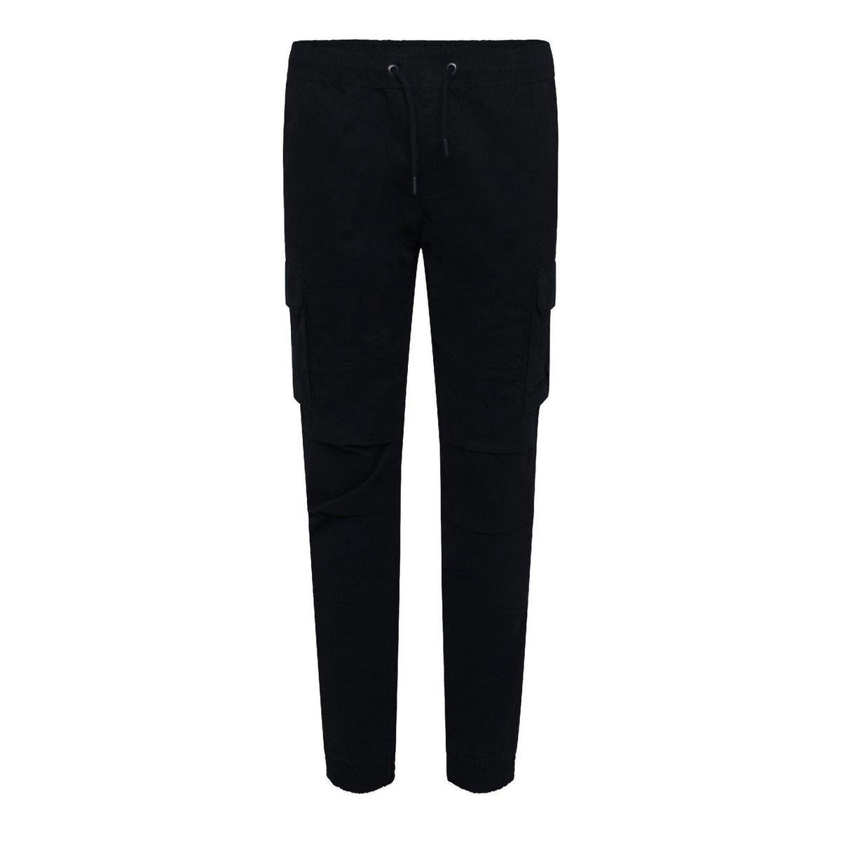 Black - Front - Crosshatch Mens Pendles Cotton Blend Cargo Trousers