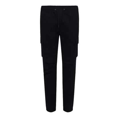 Black - Front - Crosshatch Mens Pendles Cotton Blend Cargo Trousers