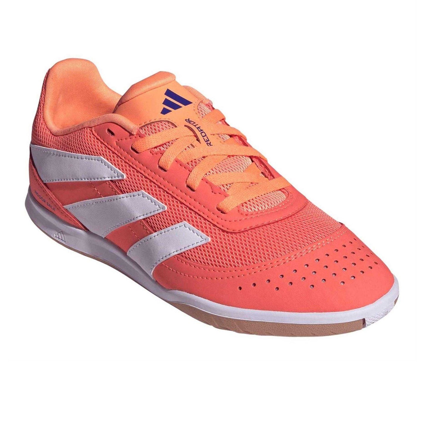 Coral - Pack Shot - Adidas Childrens-Kids Predator Club IN Sala Futsal Indoor Football Shoes