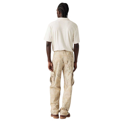 Grass Green-Camouflage Green - Back - Levis Mens Parachute Camo Cargo Trousers