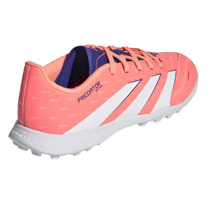 Coral - Back - Predator Childrens-Kids Predator League Firm Ground Football Boots