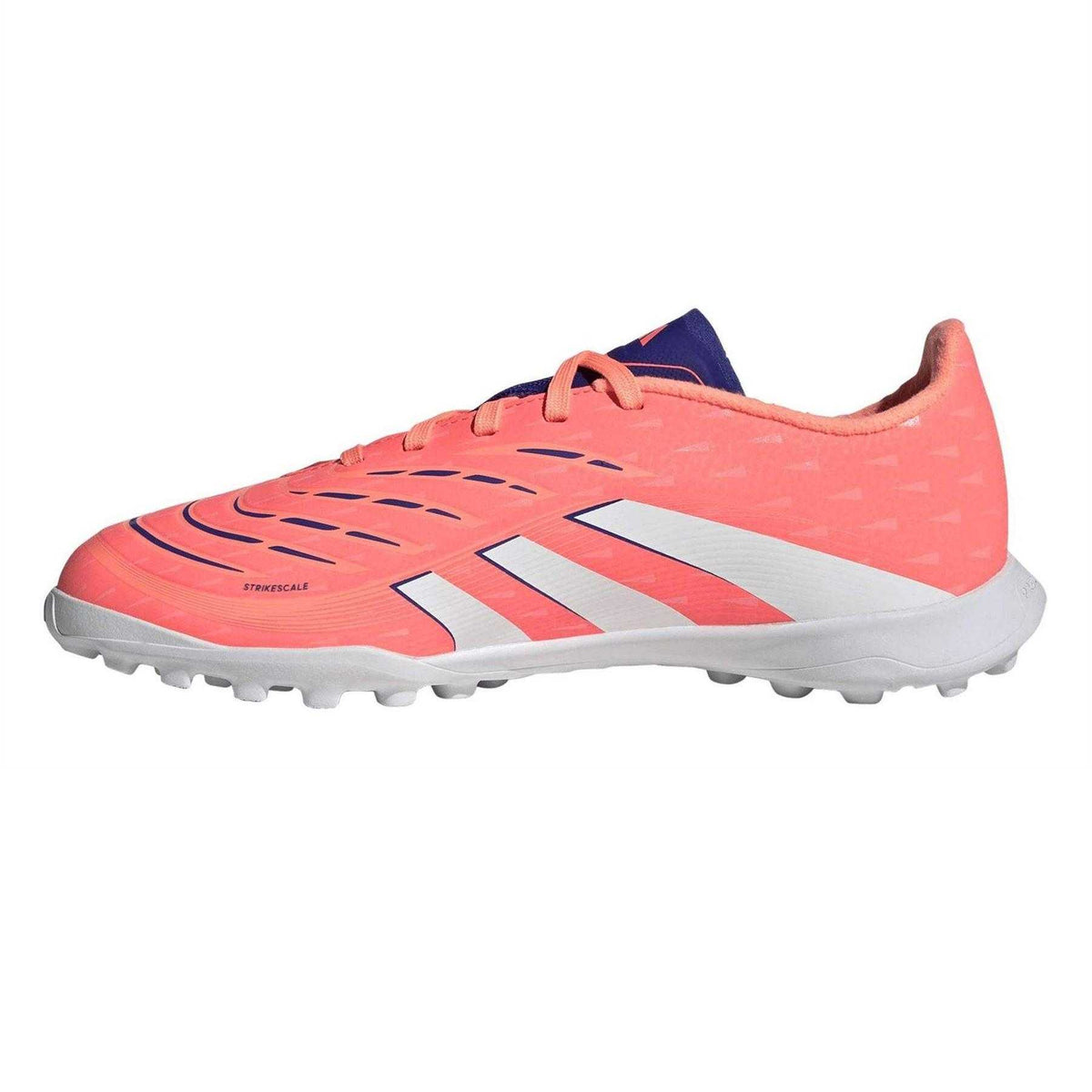 Coral - Side - Predator Childrens-Kids Predator League Firm Ground Football Boots