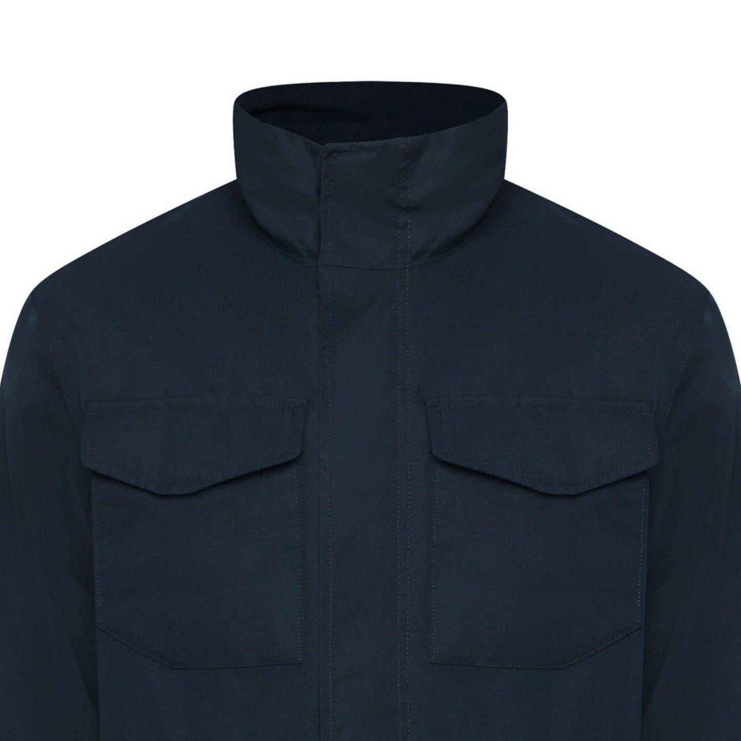 Dark Sapphire - Side - Timberland Mens Weston Plain 4 Pockets Field Jacket
