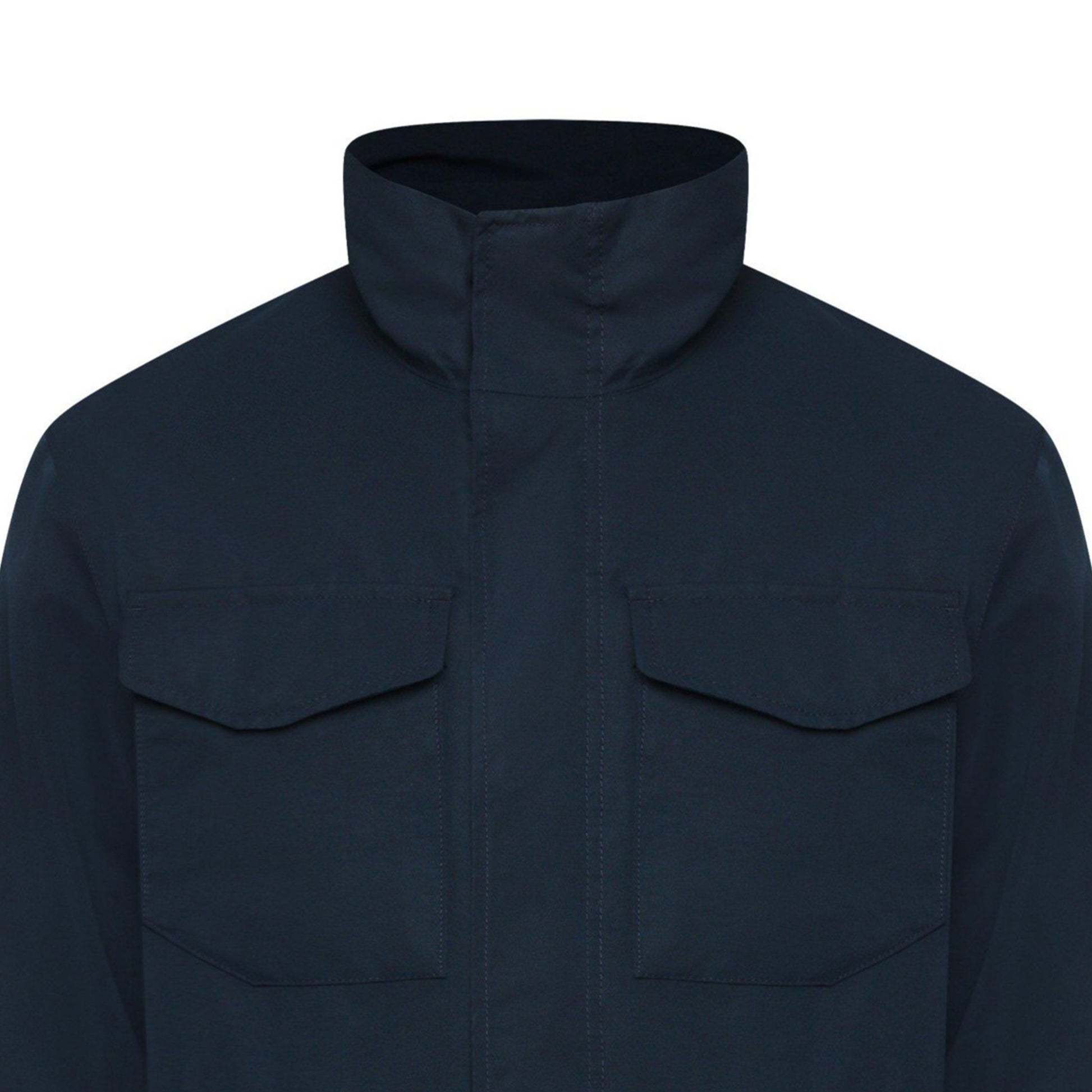 Dark Sapphire - Side - Timberland Mens Weston Plain 4 Pockets Field Jacket