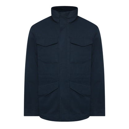Dark Sapphire - Front - Timberland Mens Weston Plain 4 Pockets Field Jacket