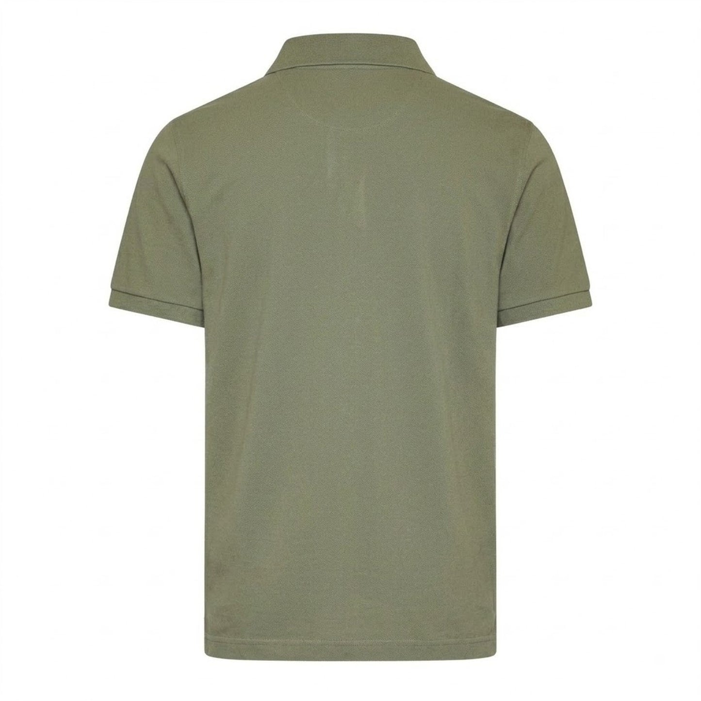 Moss Green - Back - Gant Mens Classic Regular Short-Sleeved Polo Shirt