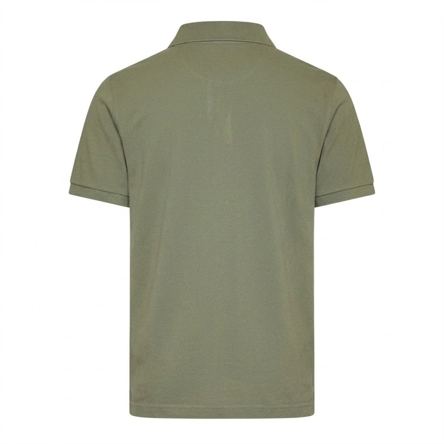 Moss Green - Back - Gant Mens Classic Regular Short-Sleeved Polo Shirt