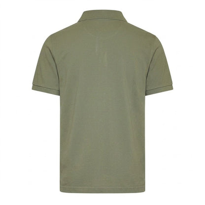 Moss Green - Back - Gant Mens Classic Regular Short-Sleeved Polo Shirt